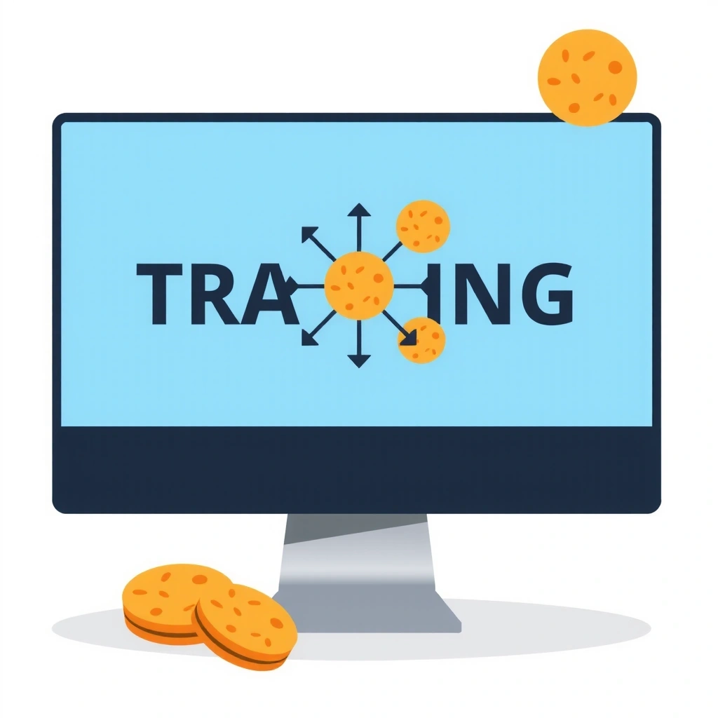 Cookies and tracking technology illustration