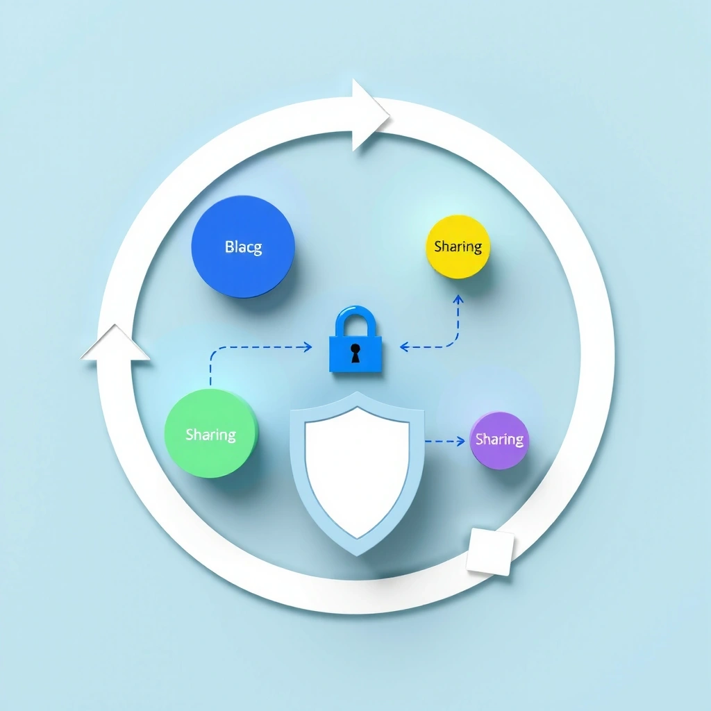 Data security and sharing protection diagram